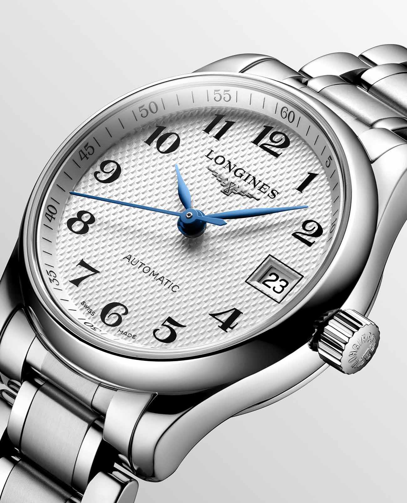 Longines Longines Master Collection L2.128.4.78.6  мужские часы серебристый циферблат на запястье